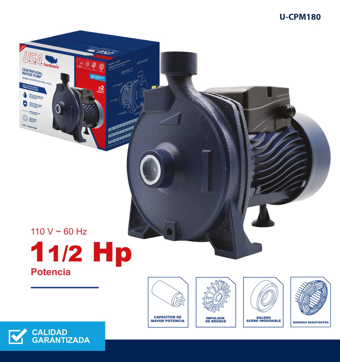 Centrifugal water pump U-CPM180, supplier product image
